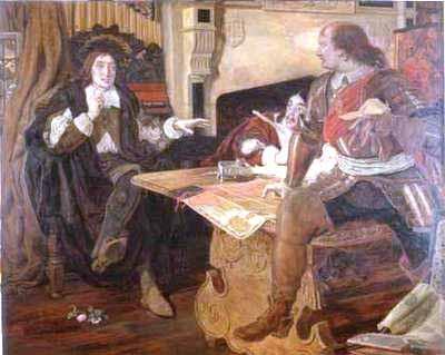 Ford Madox Brown Protector of the Vaudois France oil painting art